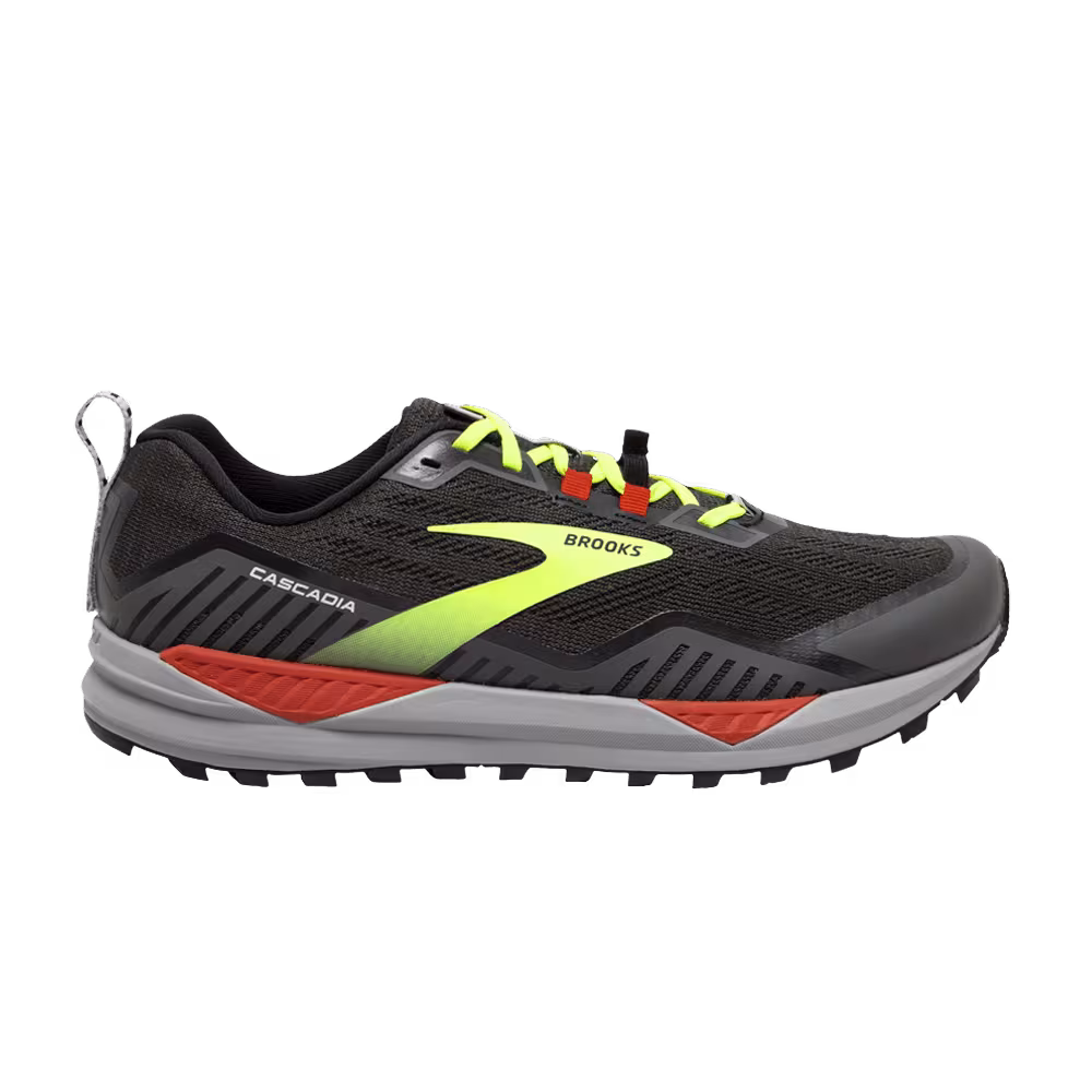 Brooks Cascadia 15 Black Raven Cherry Tomato