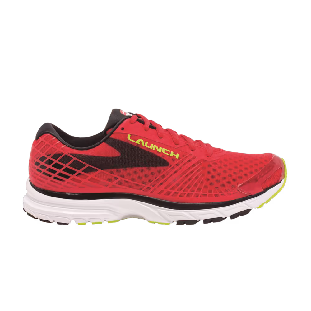 Brooks Launch 3 High Risk Red