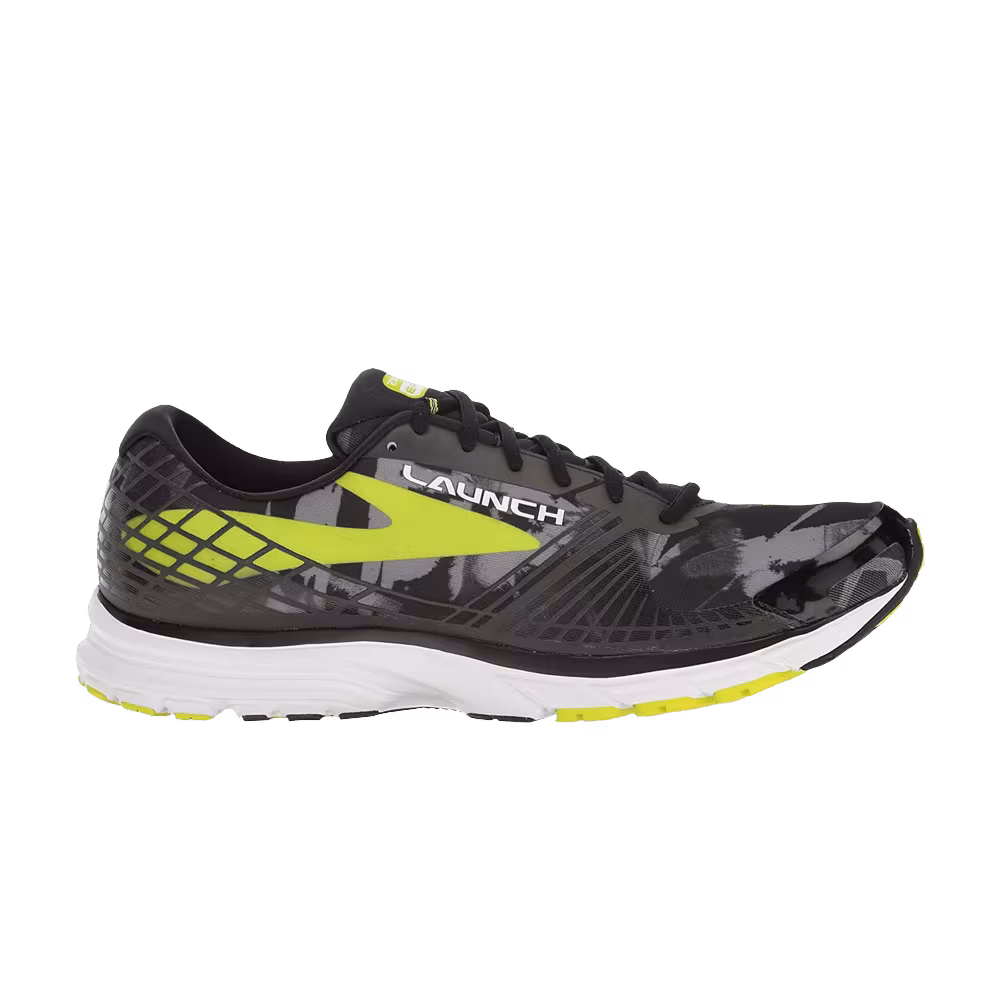 Brooks Launch 3 Black Lime Punch