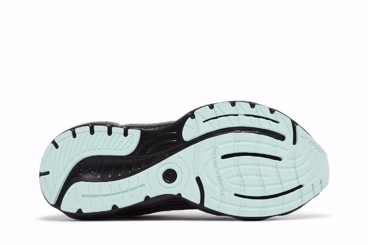 Brooks Women's Glycerin 20 Black Blue Pink, view 5