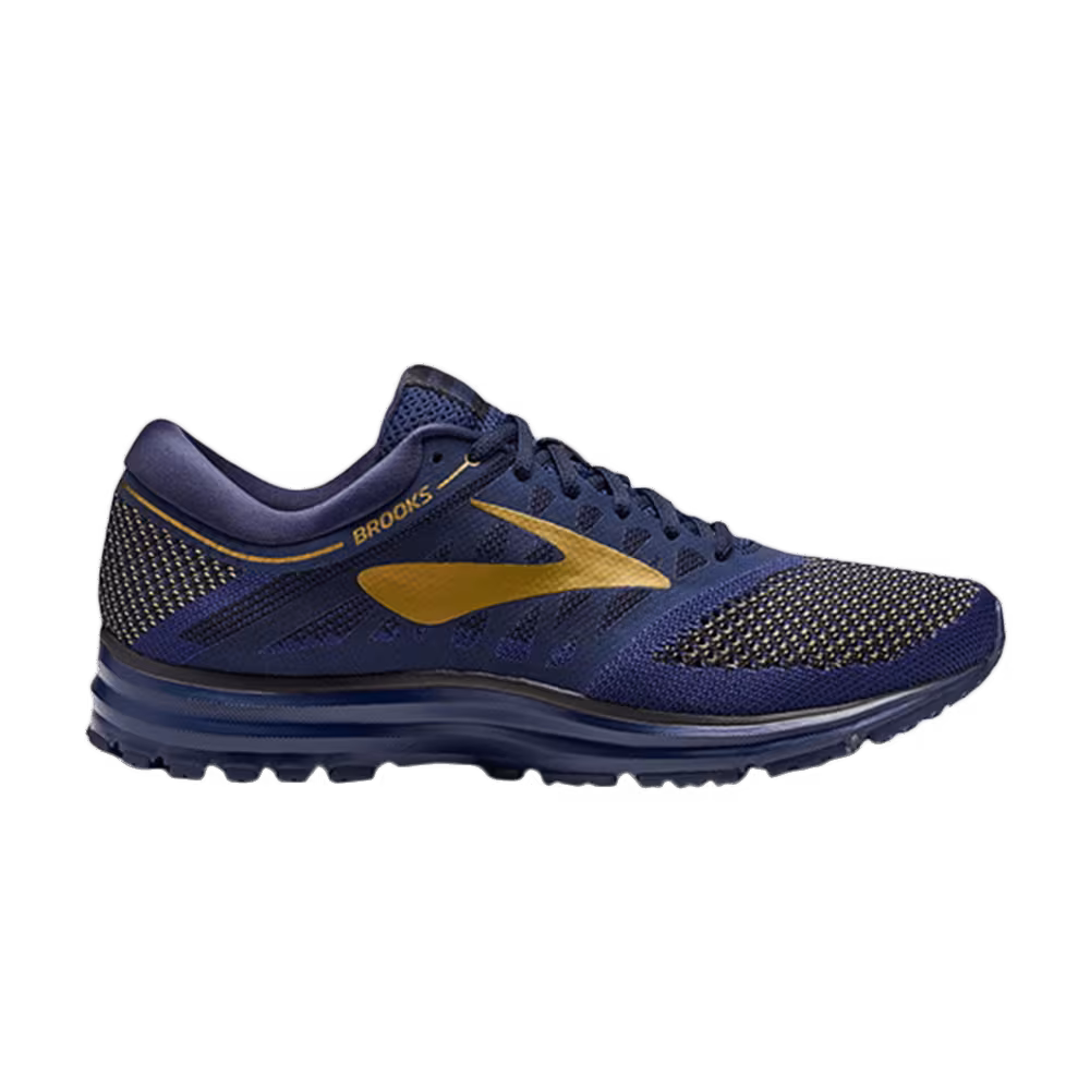 Brooks Revel Navy Gold