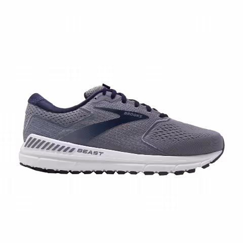 Brooks Beast 20 Extra Wide 'Grey Navy White'