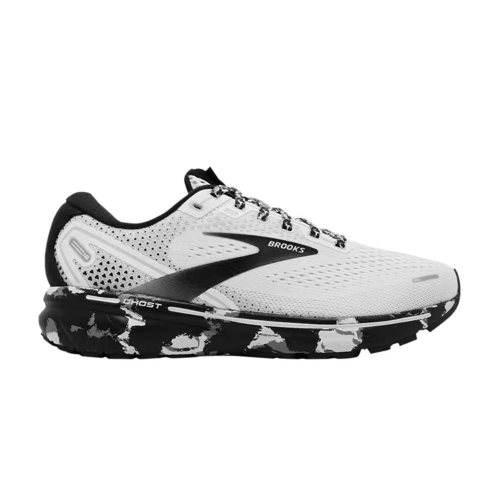 Brooks Women's Ghost 14 White Black Camo