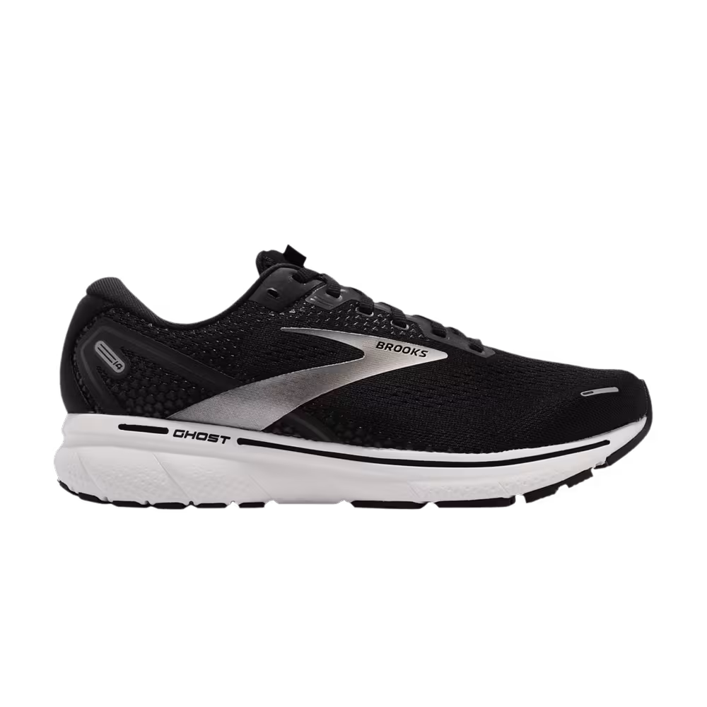 Brooks Ghost 14 2E Wide Black White