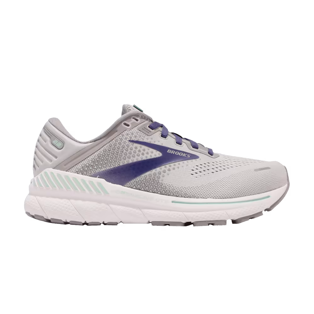 Brooks Women's Adrenaline GTS 22 2E Wide Grey Purple