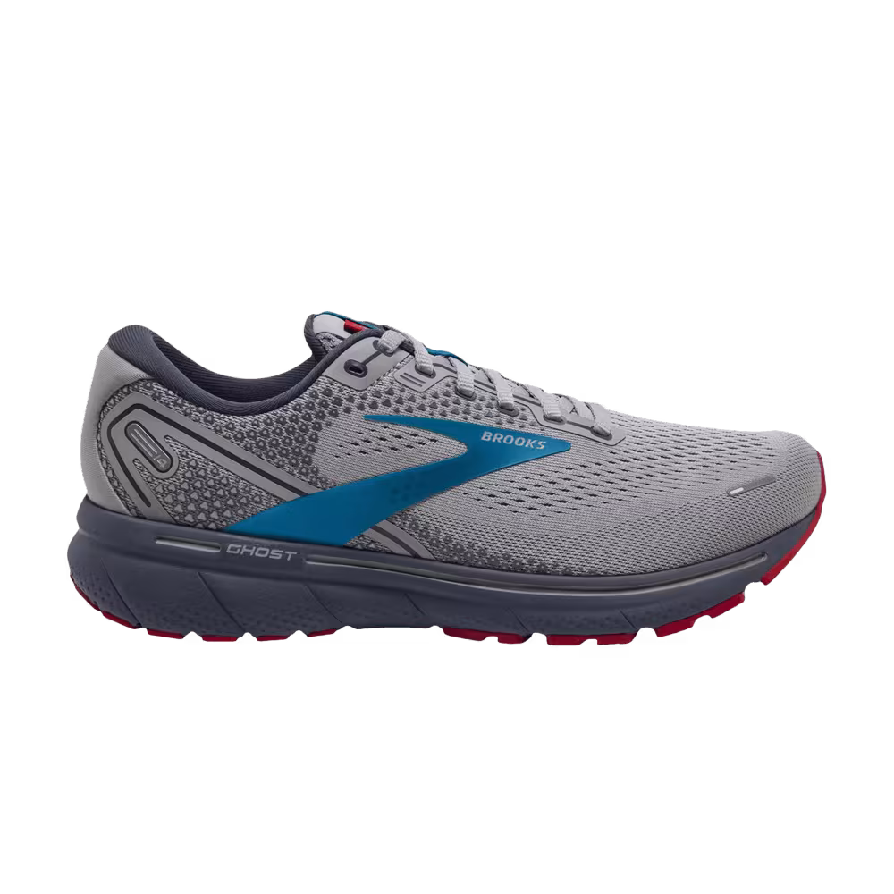 Brooks Ghost 14 Grey Blue Red