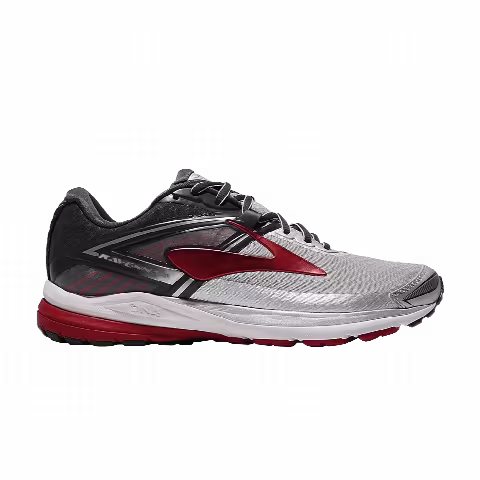 Brooks Ravenna 8 2E Wide 'Silver High Rish Red'