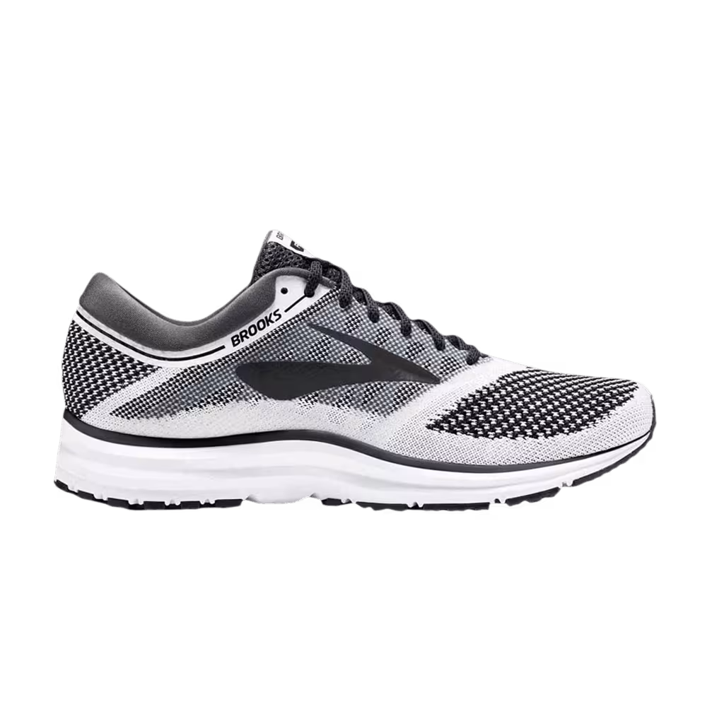 Brooks Women's Revel B Wide White Black