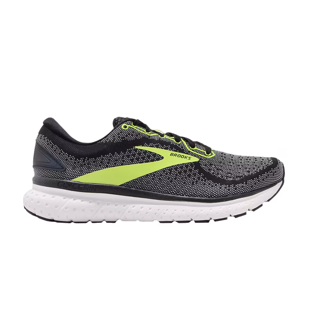 Brooks Women's Glycerin 18 Run Visible - Black Yellow