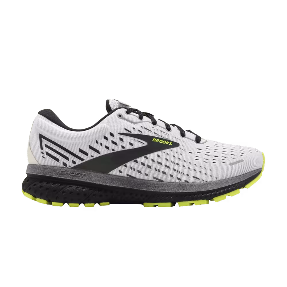 Brooks Ghost 13 Run Visible - White Yellow