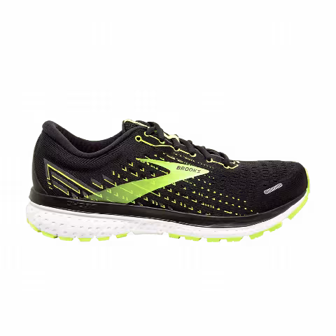 Brooks Ghost 13 2E Wide 'Black Yellow'