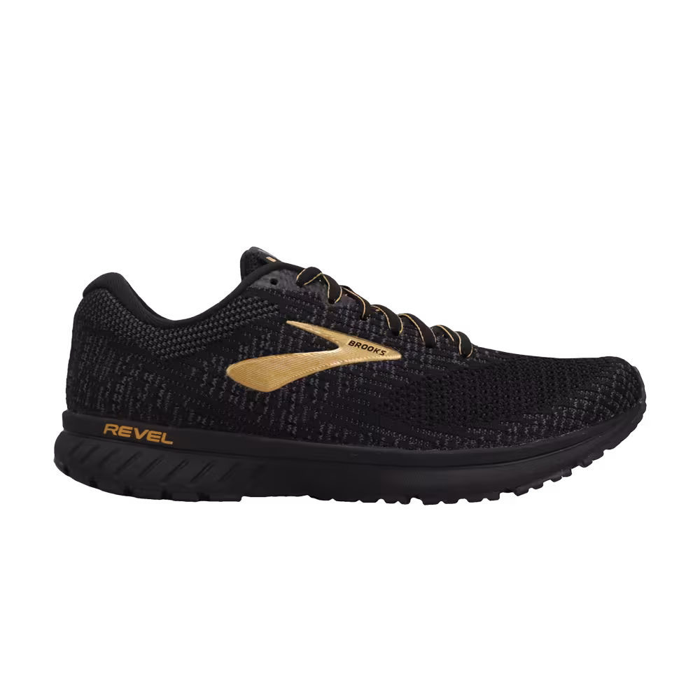 Brooks Revel 3 Black Gold