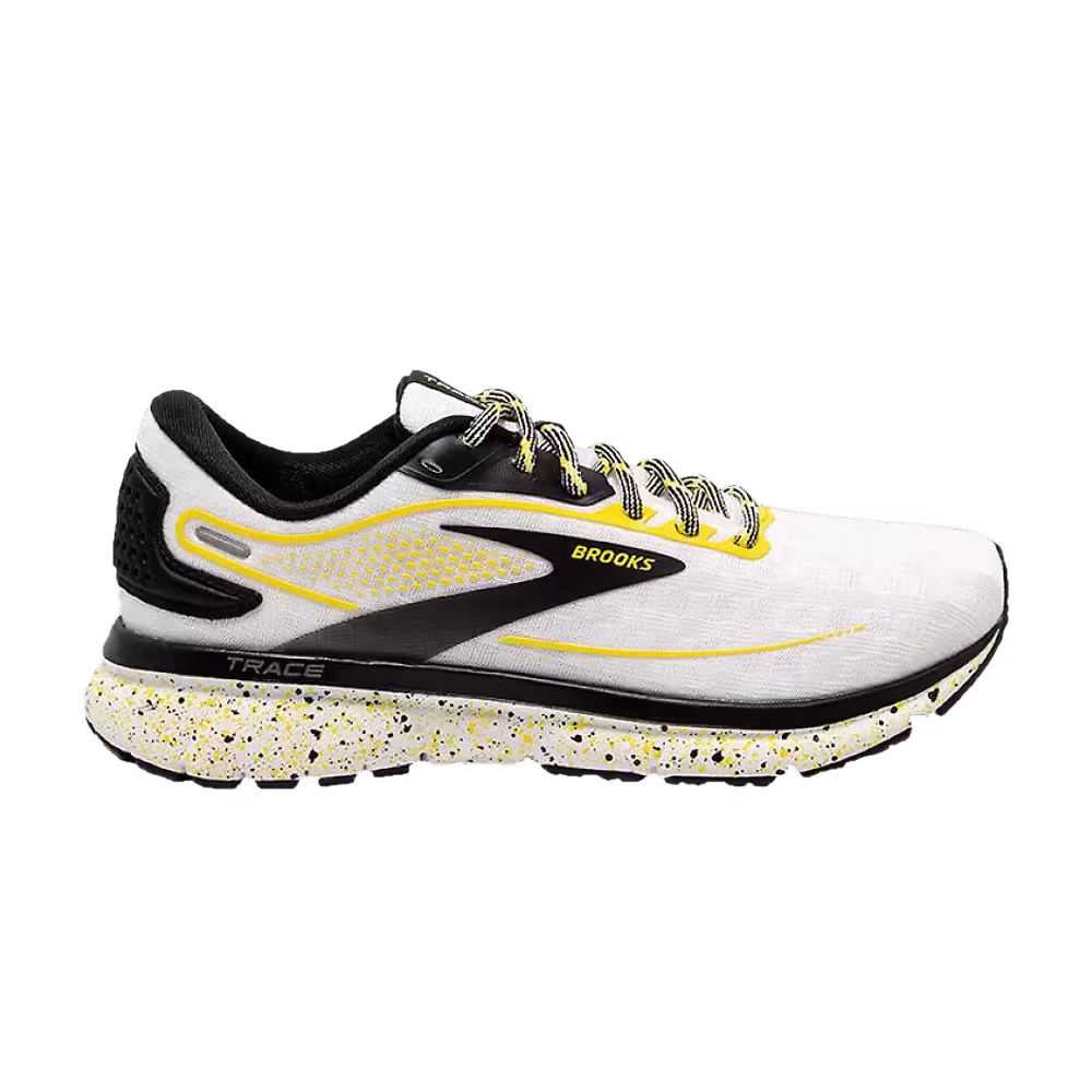 Brooks Women's Trace 2 White Black Yellow