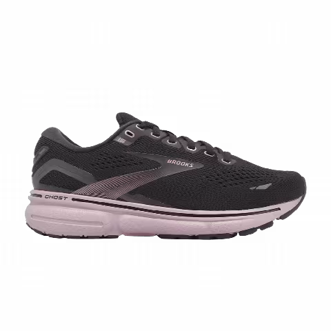 Brooks Wmns Ghost 15 D Wide 'Black Rose Gold'