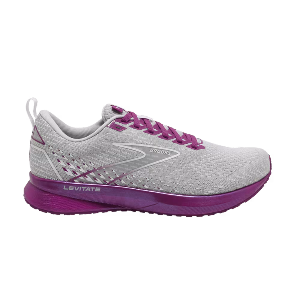 Brooks Women's Levitate 5 Grey Lavender