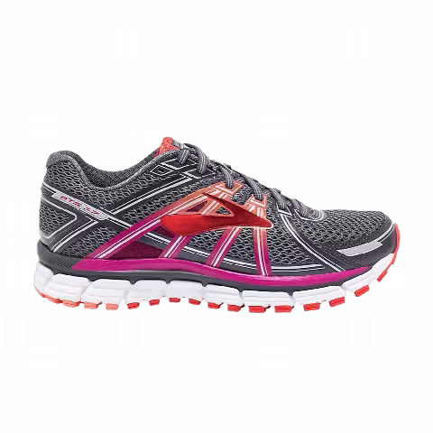 Brooks Wmns Adrenaline GTS 17 D Wide 'Anthracite Festival Fuchsia'