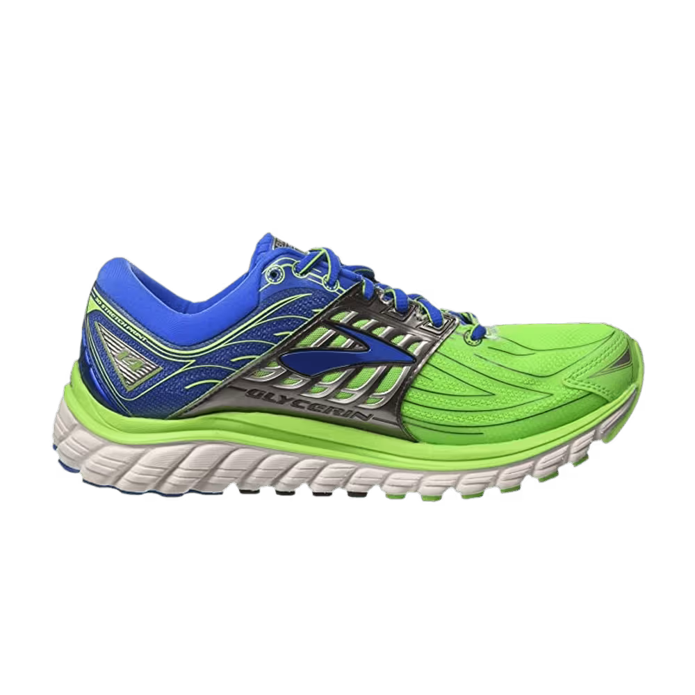 Brooks Glycerin 14 Green Gecko Electric Blue