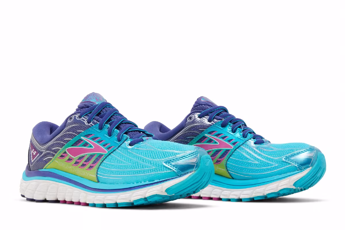 Brooks Women's Glycerin 14 Scuba Blue Purple, view 9