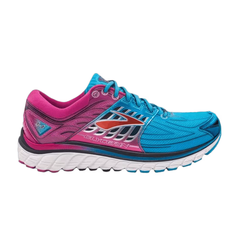 Brooks Women's Glycerin 14 Dresden Blue Festival Fuchsia