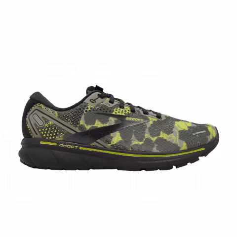 Brooks Ghost 14 'Camo - Lime Punch Black'