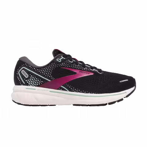 Brooks Wmns Ghost 14 D Wide 'Black Yucca'
