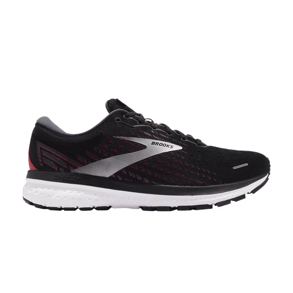 Brooks Ghost 13 Black Tango Red