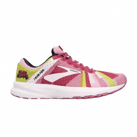 Brooks Wmns Launch 6 'Pink White