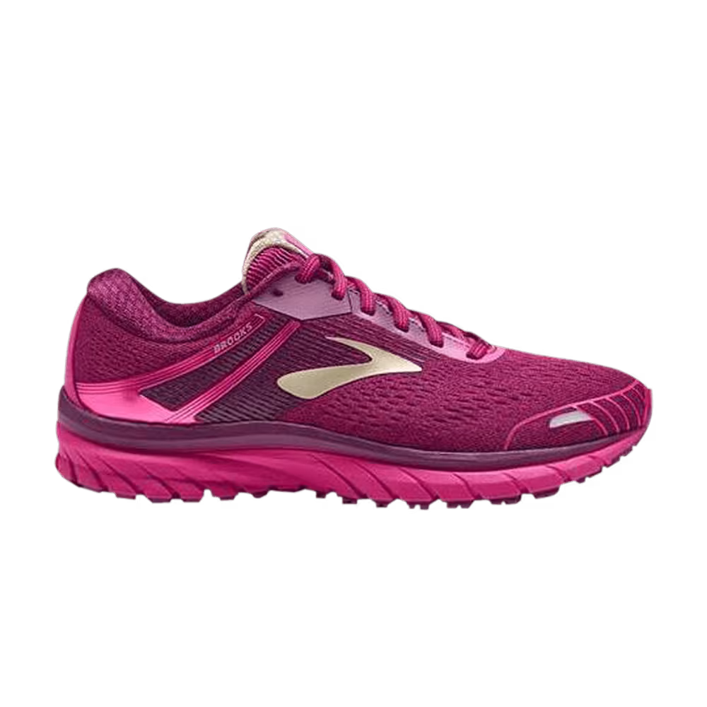 Brooks Women's Adrenaline GTS 18 Pink Plum Champagne