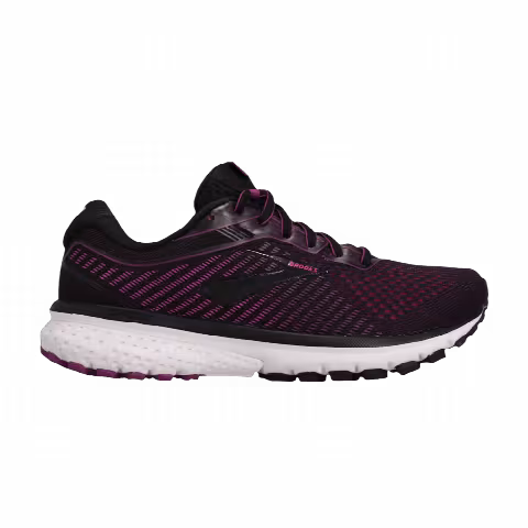Brooks Wmns Ghost 12 Wide 'Pink Black'