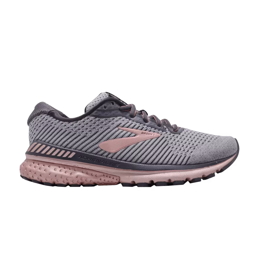 Brooks Women's Adrenaline GTS 20 Metallic Collection - Grey Rose Gold