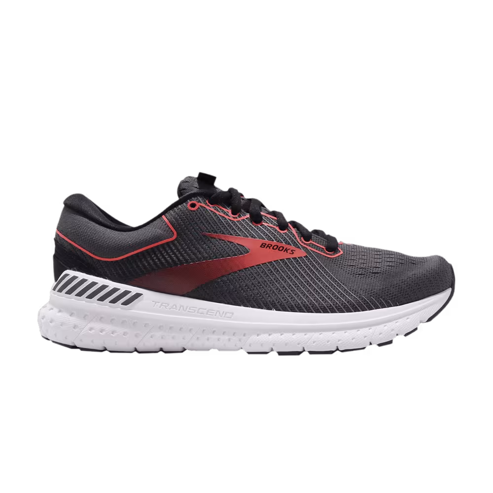 Brooks Women's Transcend 7 Grey Black Orange