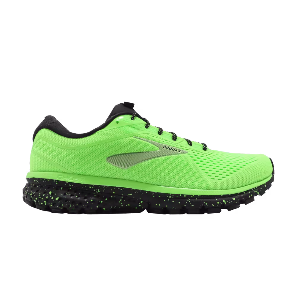 Pac-Man x Brooks Ghost 12 Green Black