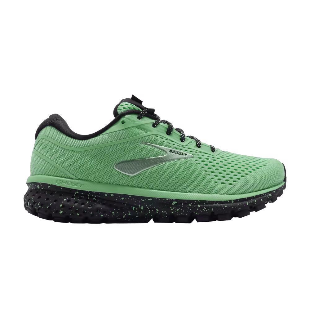 Pac-Man x Brooks Women's Ghost 12 Green Black
