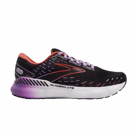 Brooks Wmns Glycerin GTS 20 'Black Bellflower'
