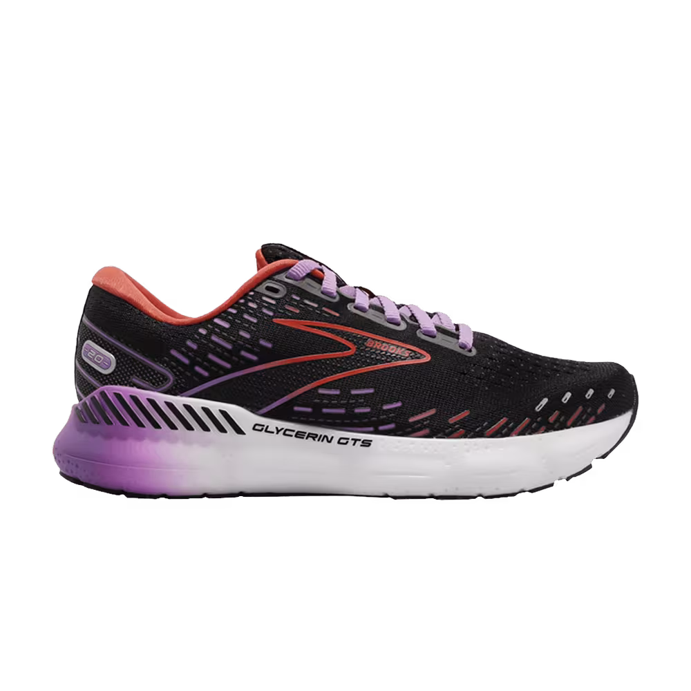 Brooks Women's Glycerin GTS 20 Black Bellflower
