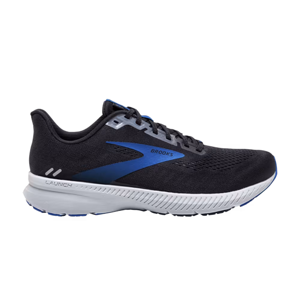 Brooks Launch 8 2E Wide Black Blue