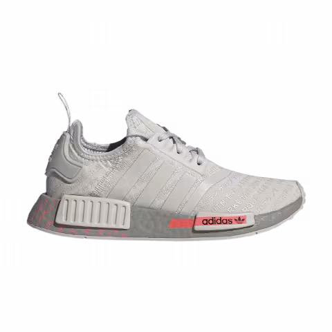 Adidas NMD_R1 J 'All Over Print - Light Grey Signal Pink'