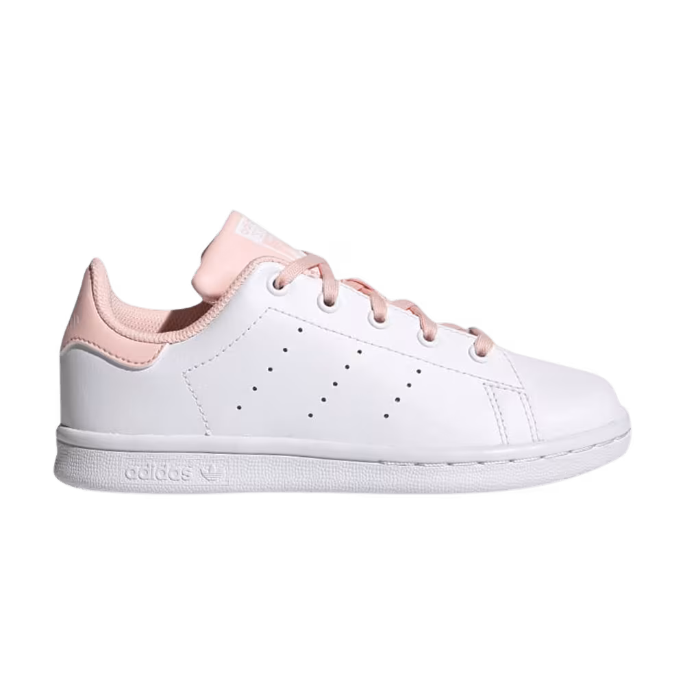 Adidas Stan Smith J White Hazel Coral