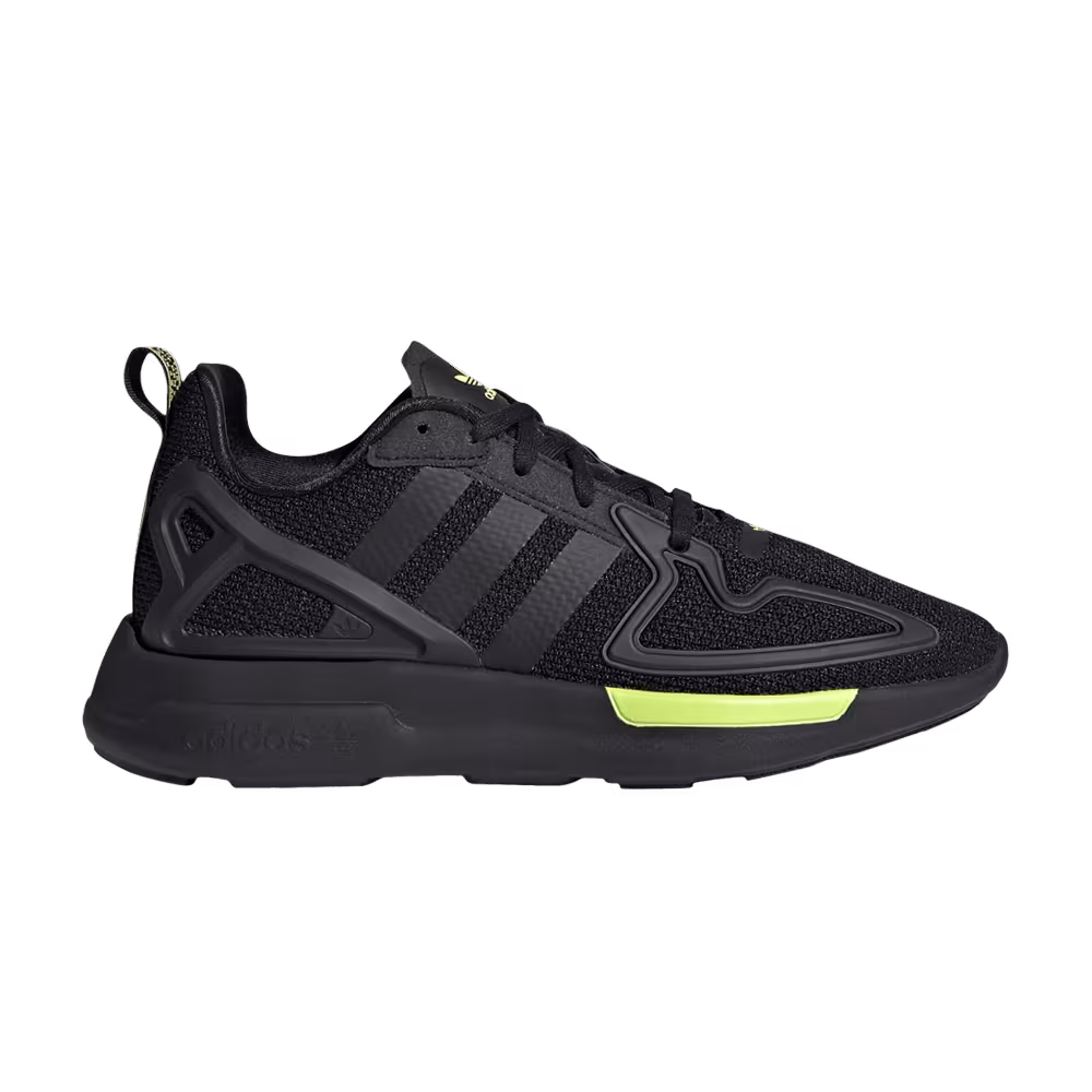 Adidas ZX 2K Flux J Black Solar Yellow