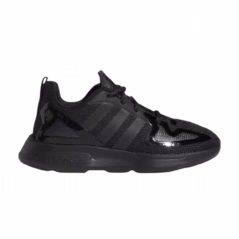 Adidas ZX 2K Flux Little Kid 'Monochrome Black'