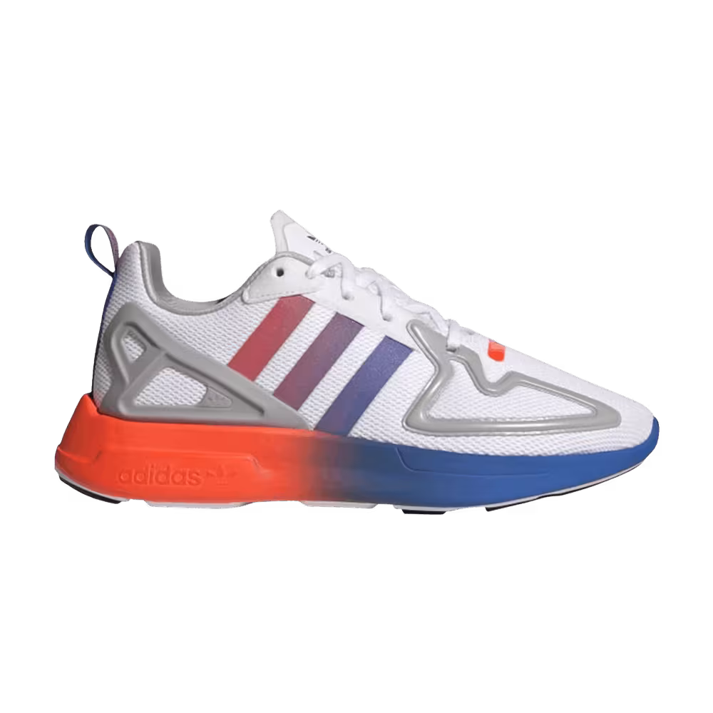 Adidas ZX 2K Flux J Gradient Sole - Cloud White