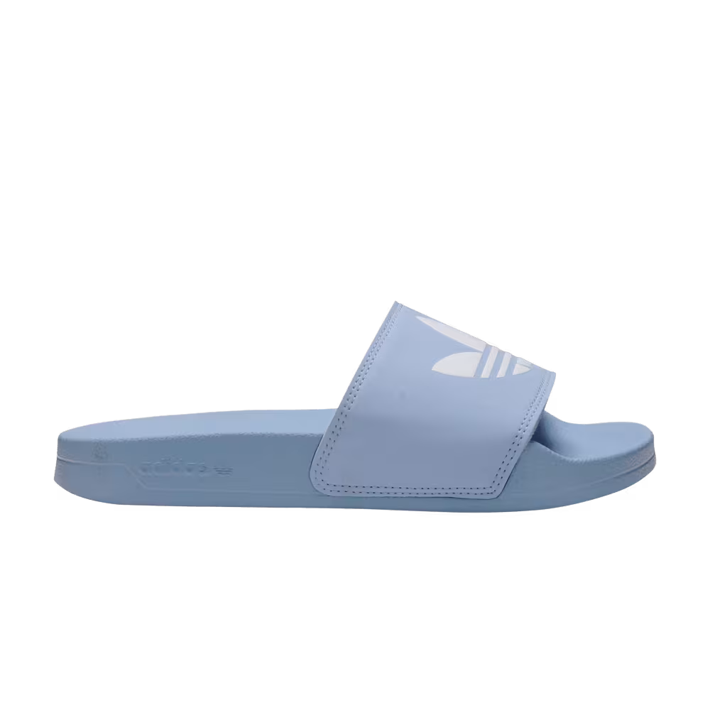 Adidas Women's Adilette Lite Slides Trefoil Logo - Periwinkle