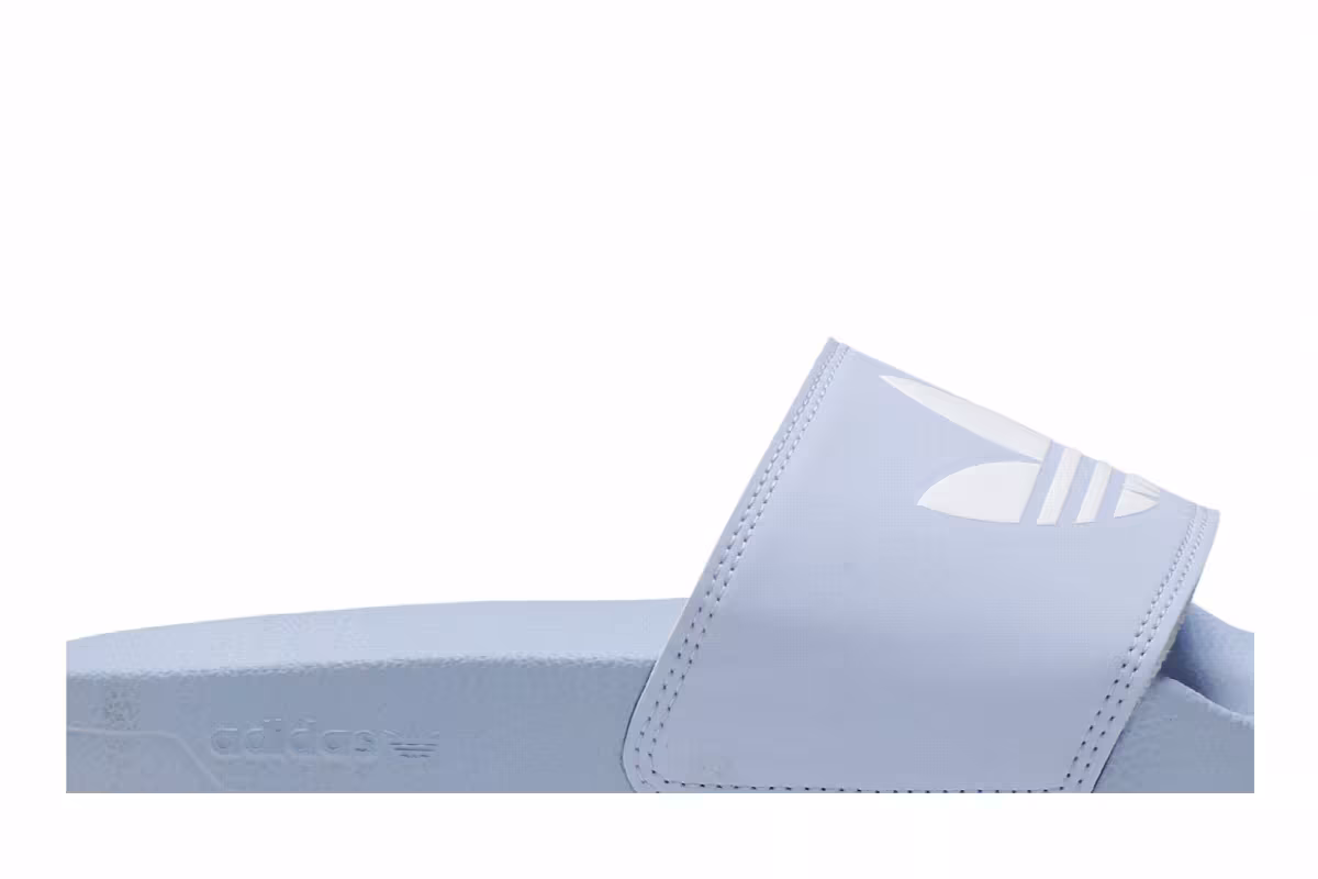 Adidas Women's Adilette Lite Slides Trefoil Logo - Periwinkle, view 3