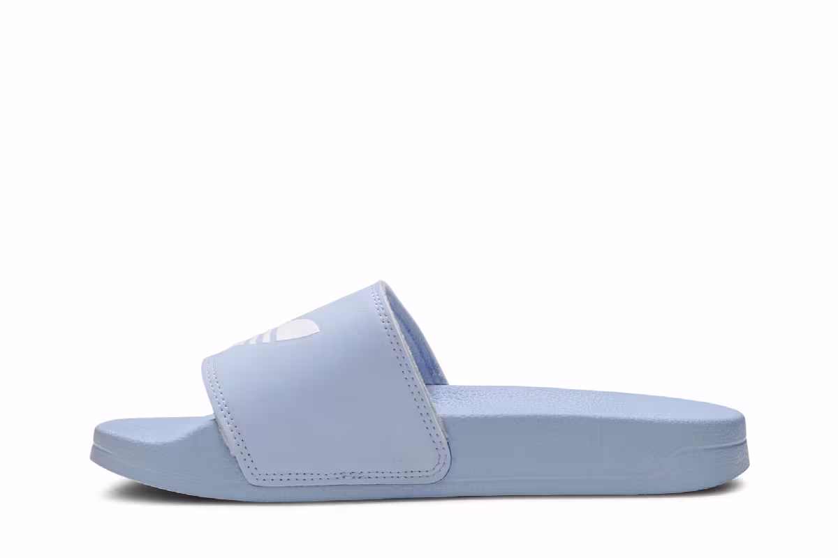 Adidas Women's Adilette Lite Slides Trefoil Logo - Periwinkle, view 4
