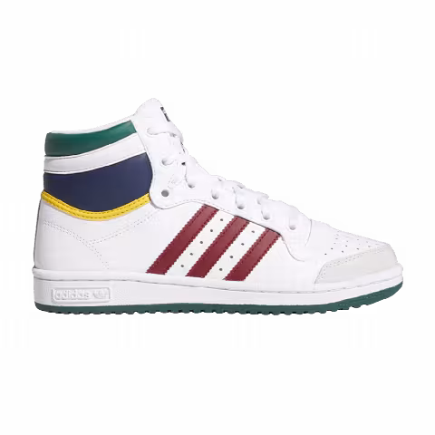 Adidas Wmns Top Ten High 'White Maroon Green'