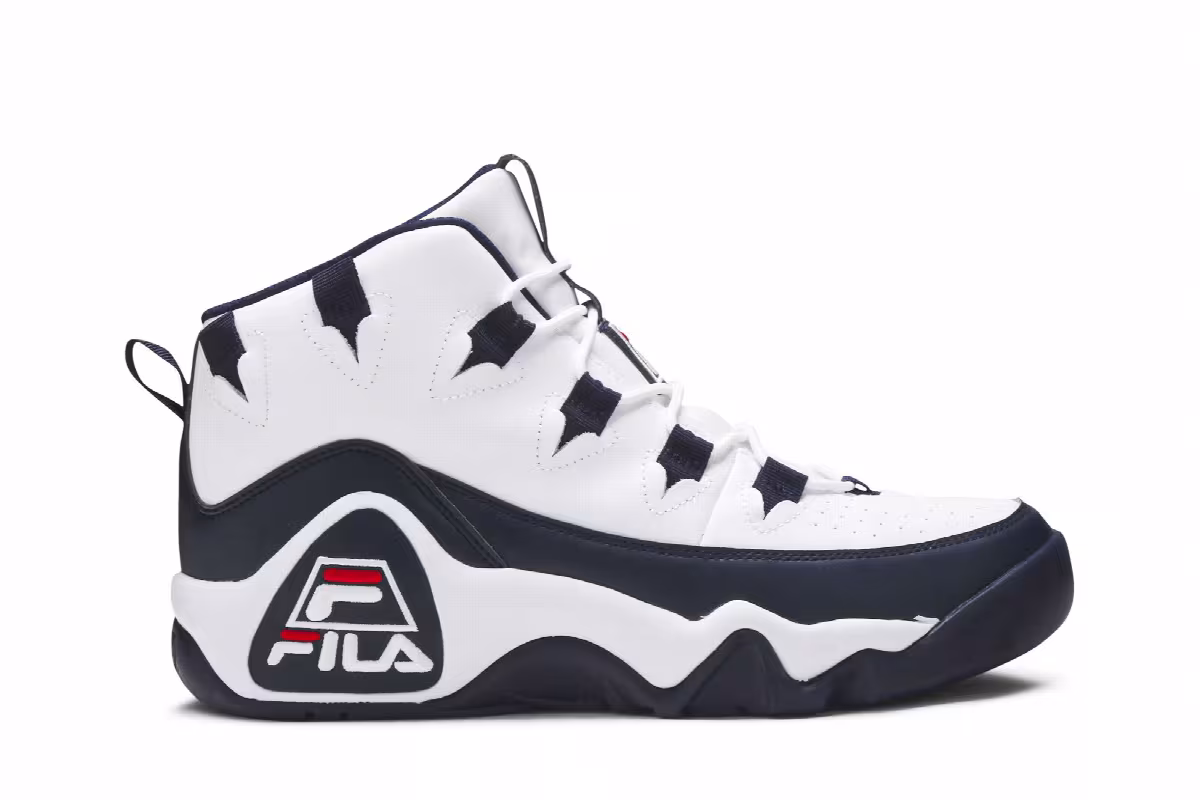 Fila Grant Hill 1 White Navy, view 2