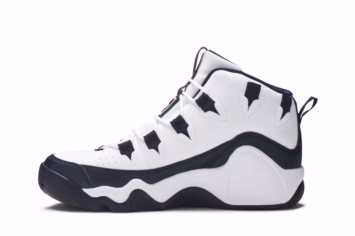 Fila Grant Hill 1 White Navy, view 4