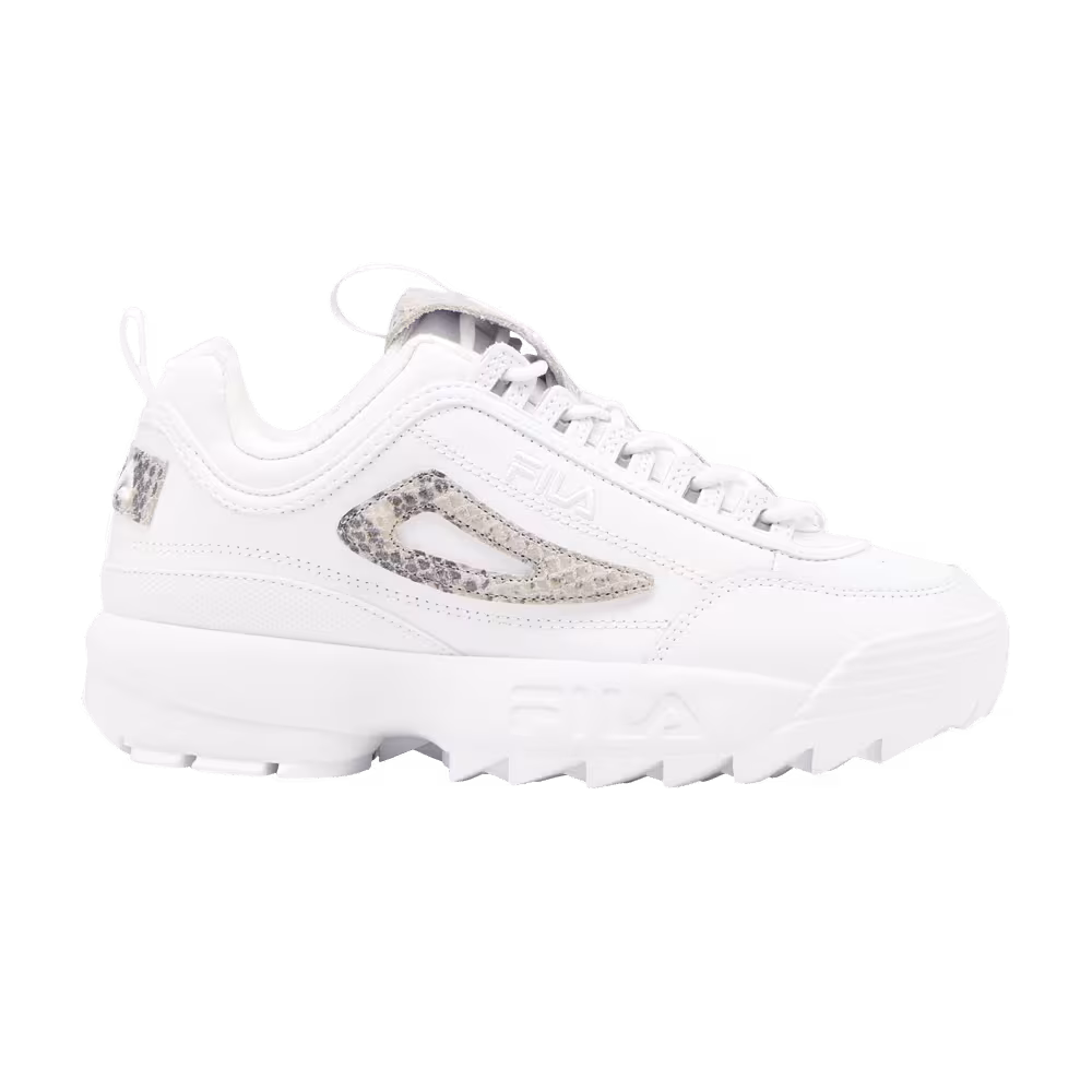 Fila Women's Disruptor 2 Snake - White High Rise