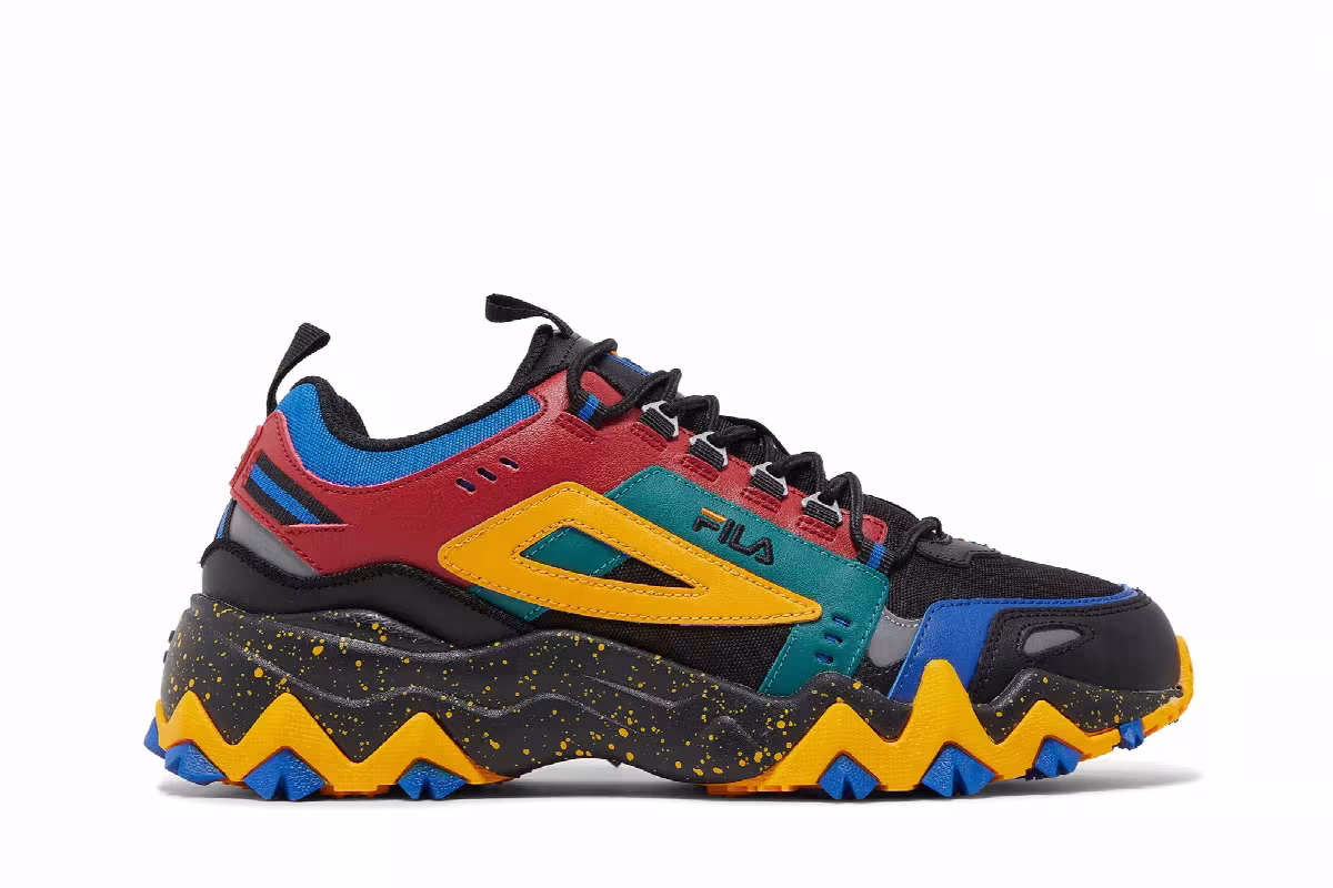 Fila Oakmont TR Black Red Imperial Blue, view 2