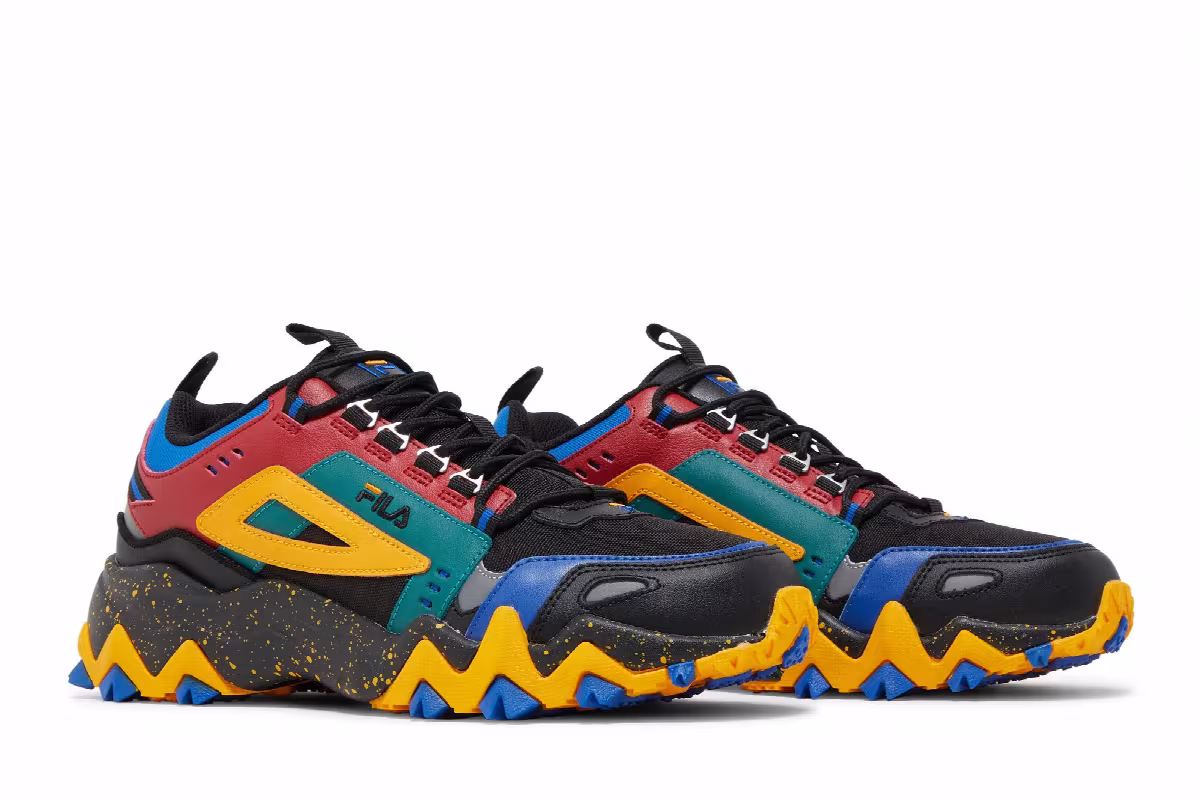 Fila Oakmont TR Black Red Imperial Blue, view 9